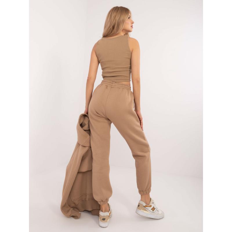 Tmavě béžová dámská základní souprava se zateplením