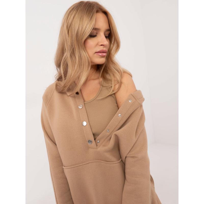 Tmavě béžová dámská základní souprava se zateplením