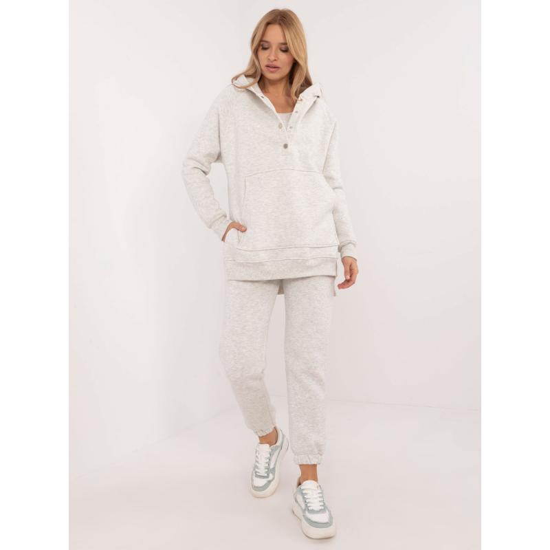 Világosszürke mélange alapszett hőszigeteléssel