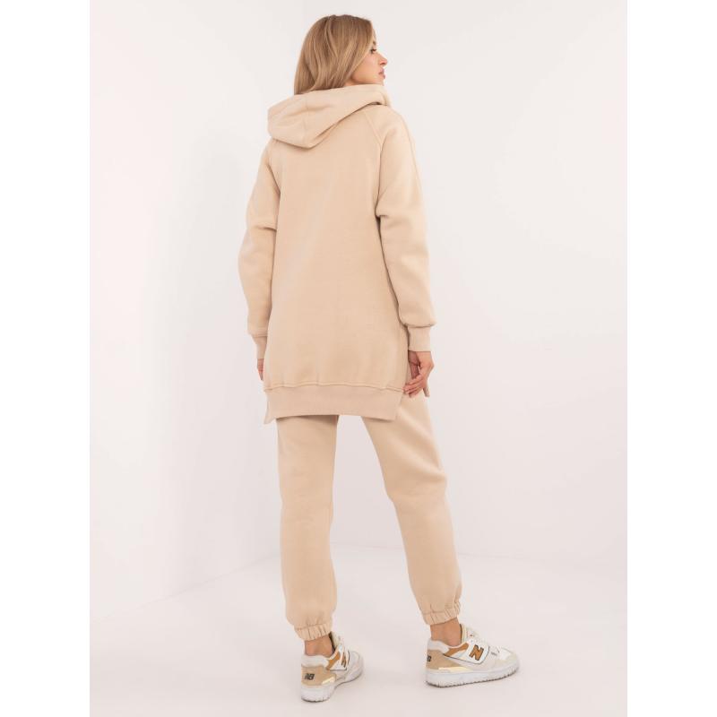 Béžová zateplená základní souprava s kalhotami