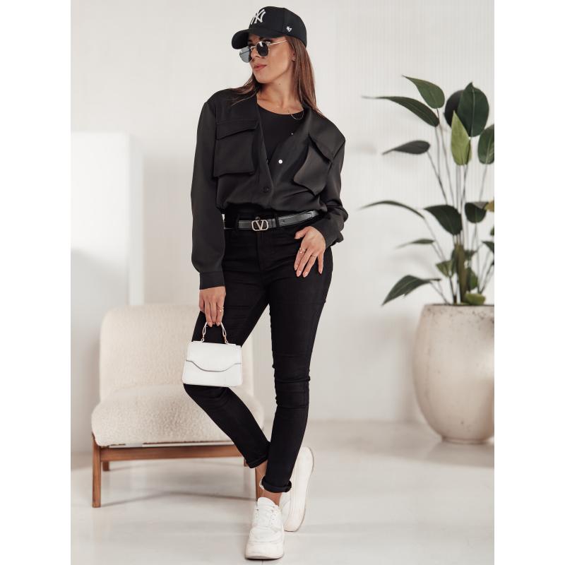 Dámské skinny džíny BLACKIN černé