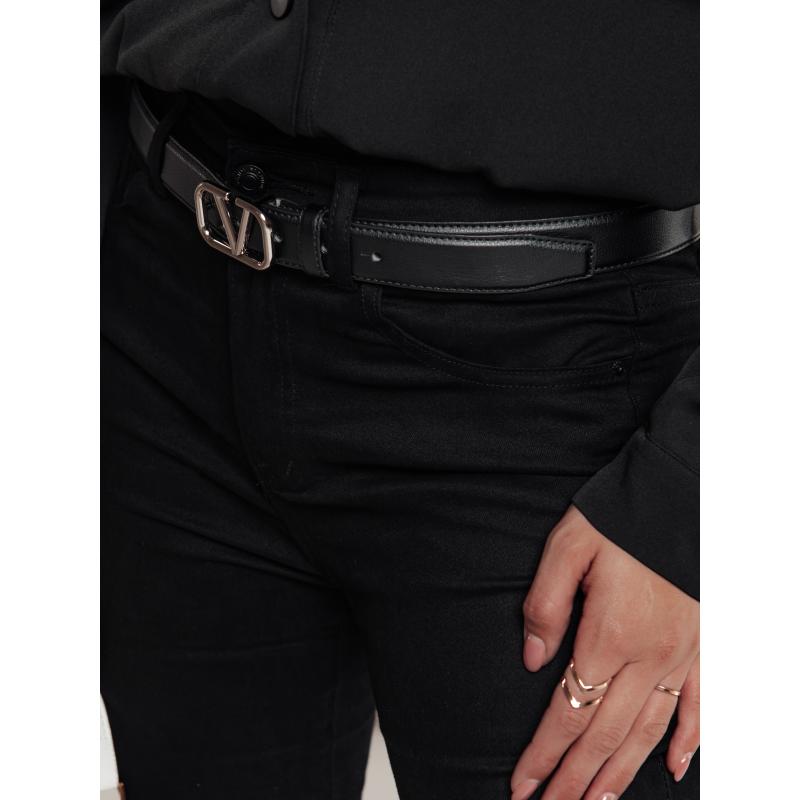 Dámské skinny džíny BLACKIN černé
