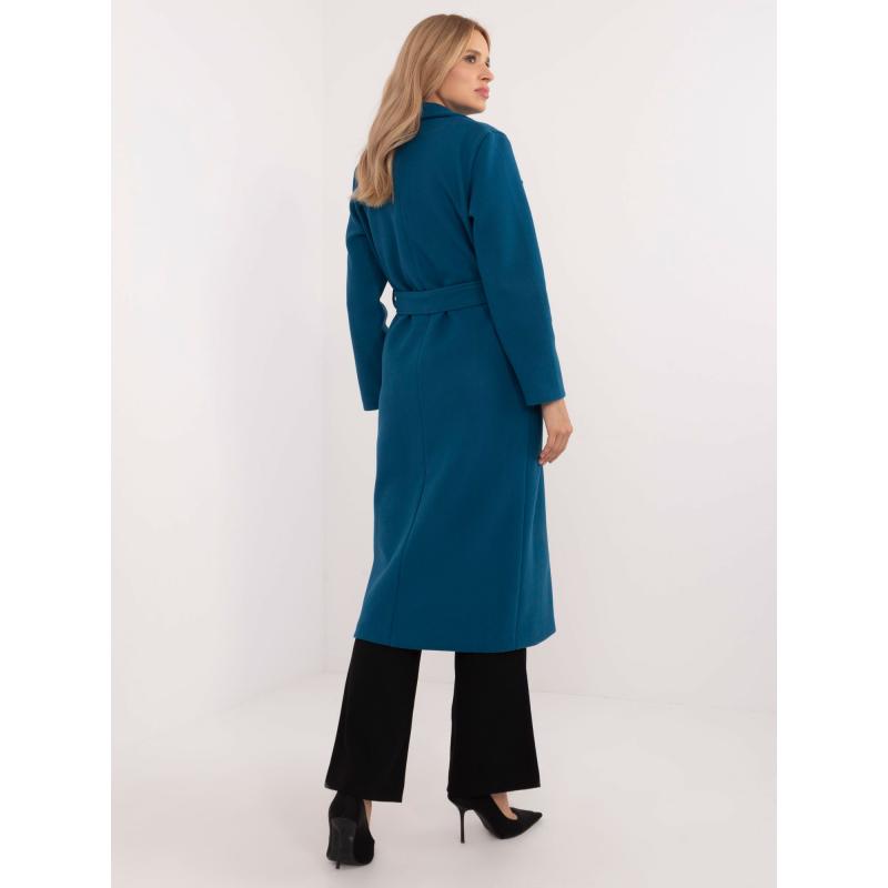 Tengeri hosszú kabát övvel OCH BELLA