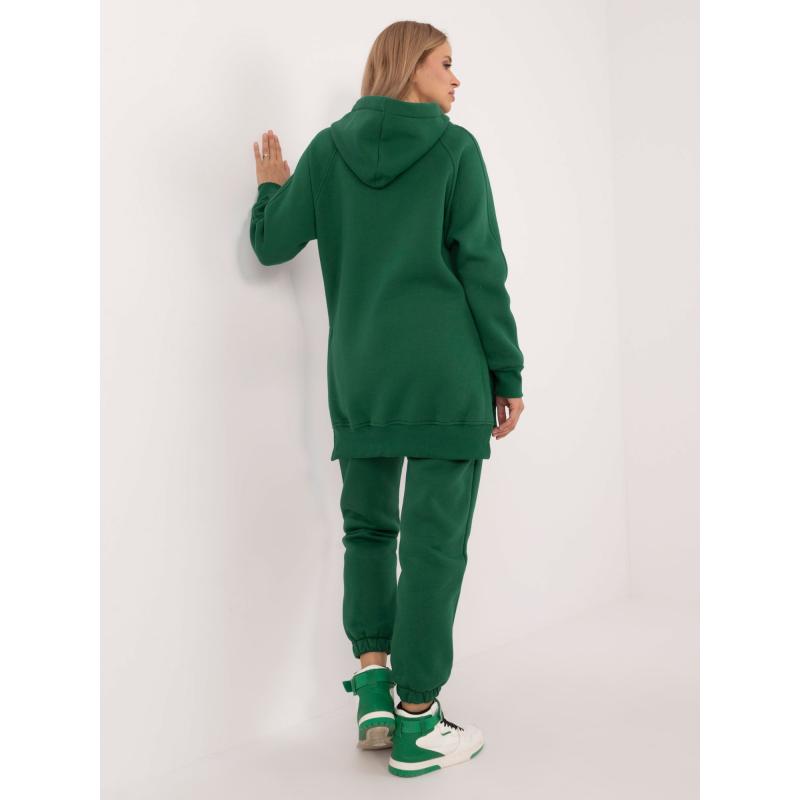 Tmavě zelená základní souprava s kalhotami