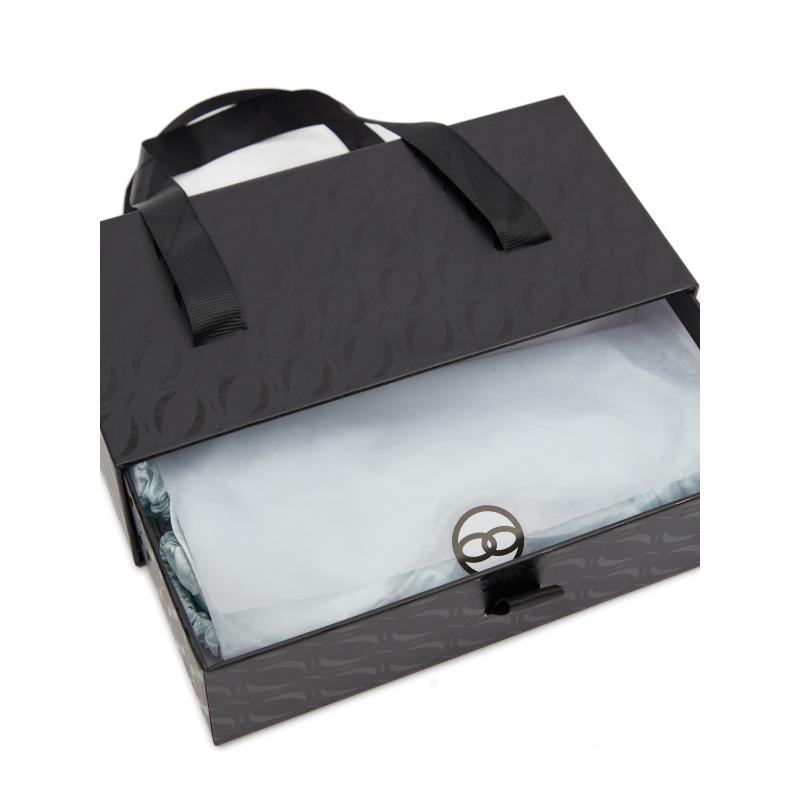 Modrý dámský set doplňků na spaní v dárkové krabičce