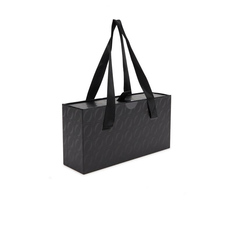 Modrý dámský set doplňků na spaní v dárkové krabičce