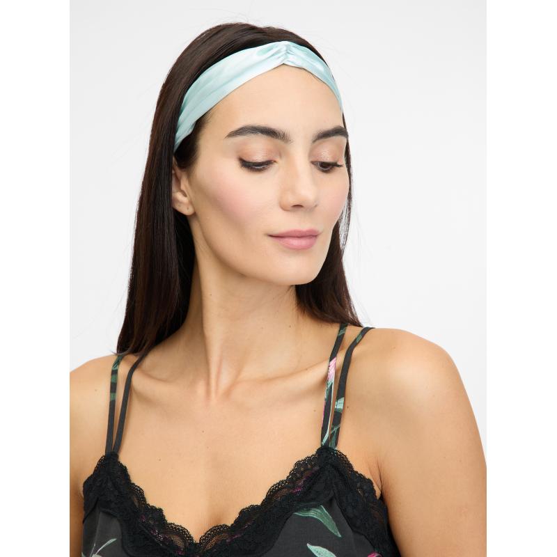 Modrý dámský set doplňků na spaní v dárkové krabičce