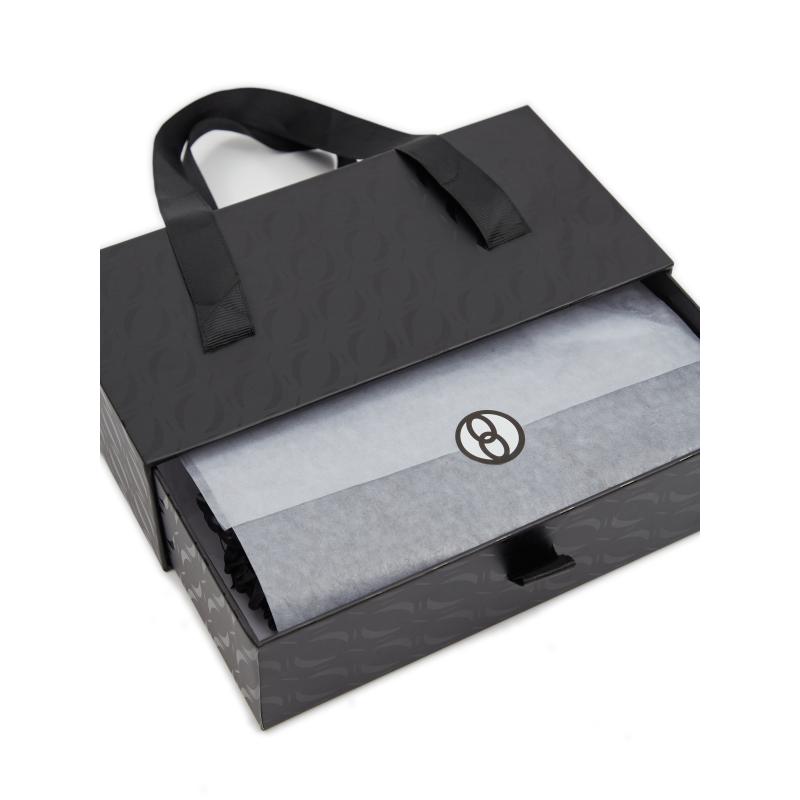 Fekete női alvási kiegészítők készlete ajándékdobozban