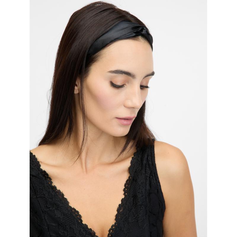 Fekete női alvási kiegészítők készlete ajándékdobozban