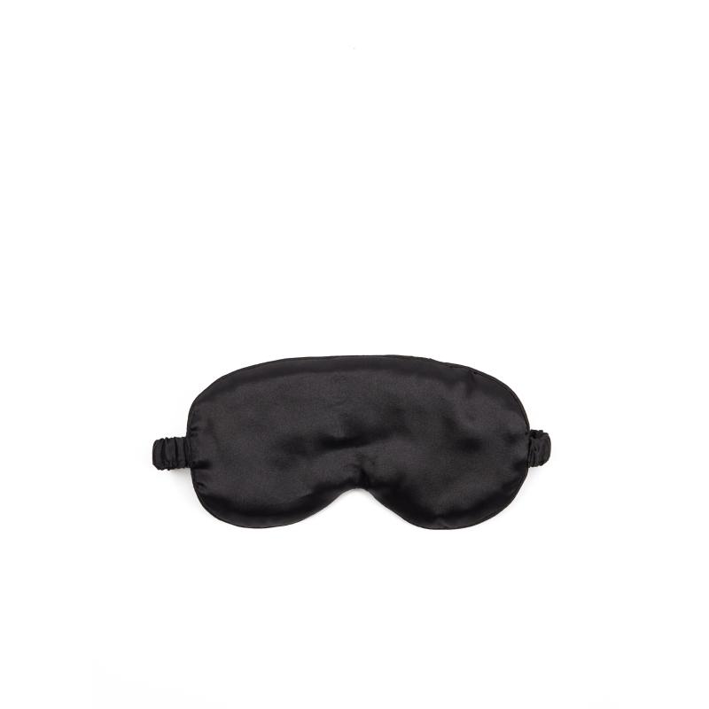 Fekete női alvási kiegészítők készlete ajándékdobozban