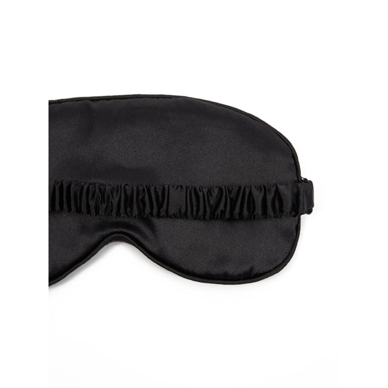 Fekete női alvási kiegészítők készlete ajándékdobozban