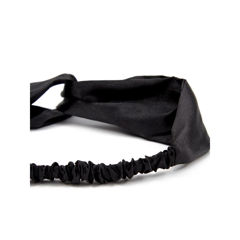 Fekete női alvási kiegészítők készlete ajándékdobozban