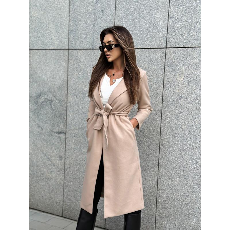 Női kabát CLR034 - bézs