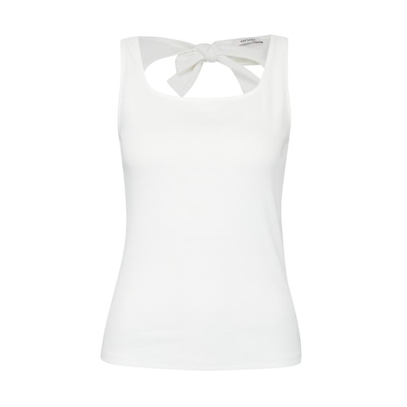 Bílé dámské tílko