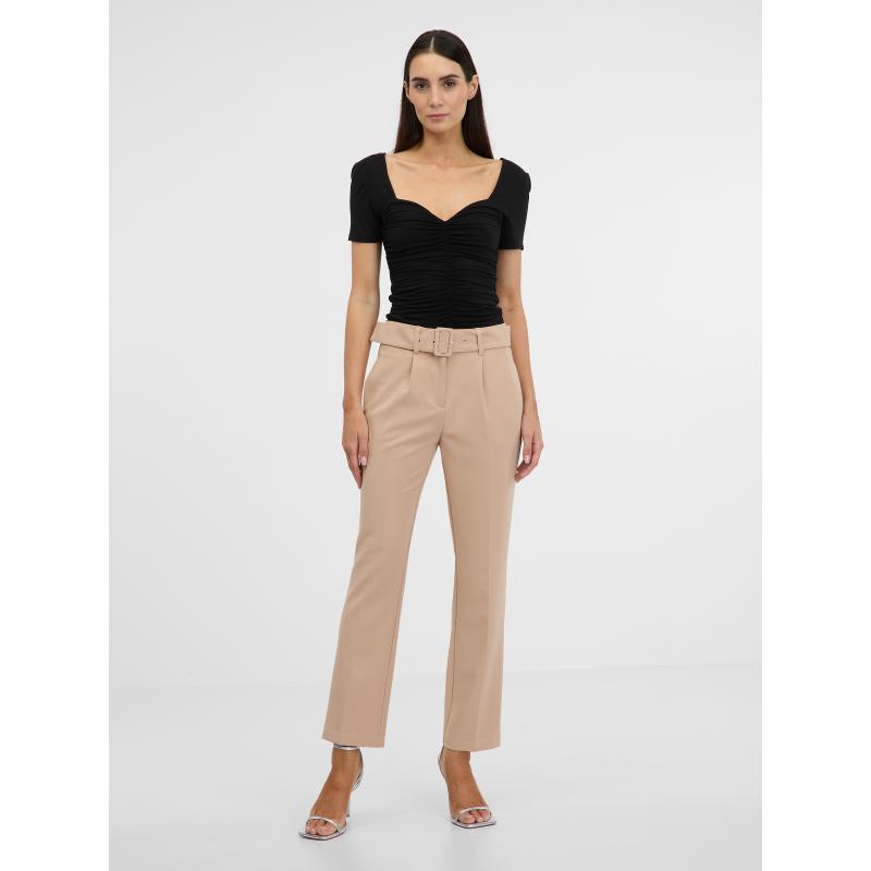 Világosbarna női nadrág