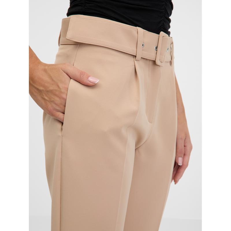 Világosbarna női nadrág