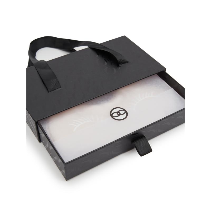 Béžová dámská maska na spaní v dárkové krabičce