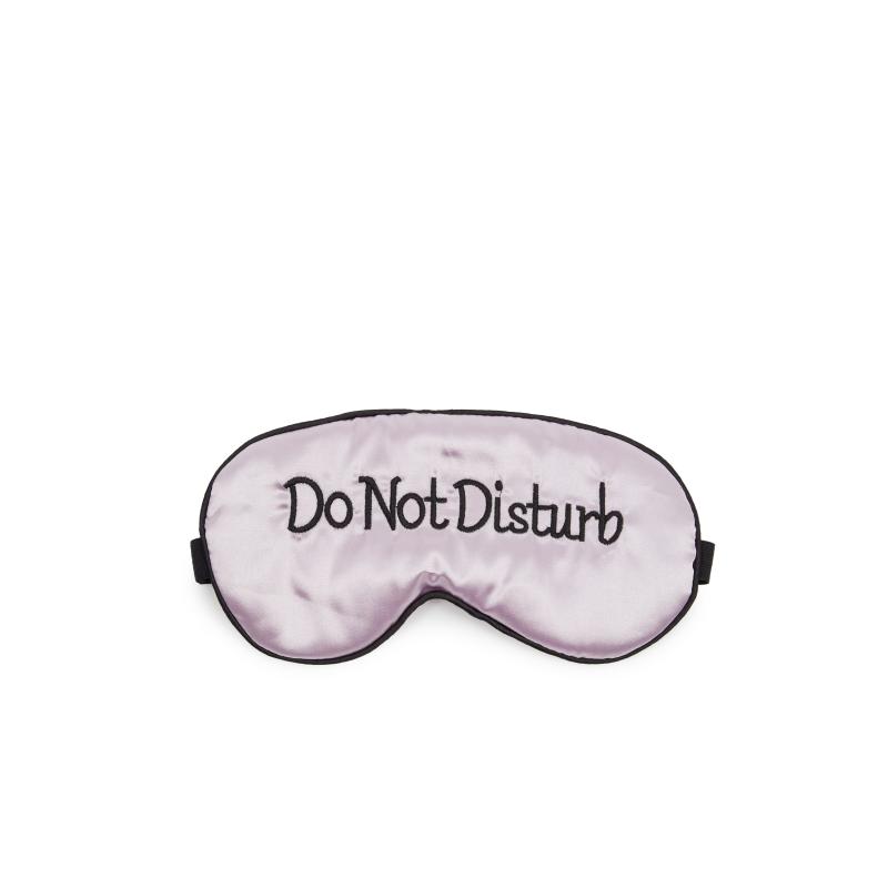 Růžová dámská maska na spaní v dárkové krabičce