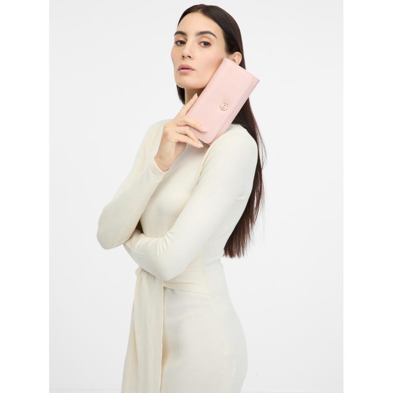 Krémová dámská peněženka v dárkové krabičce