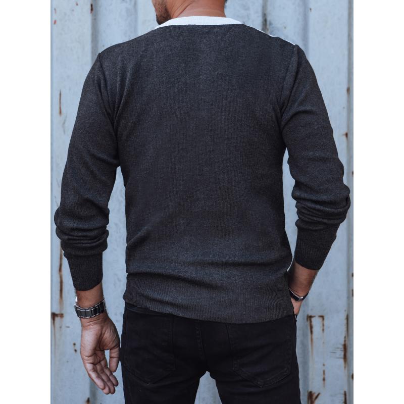 Pánský šedý svetr