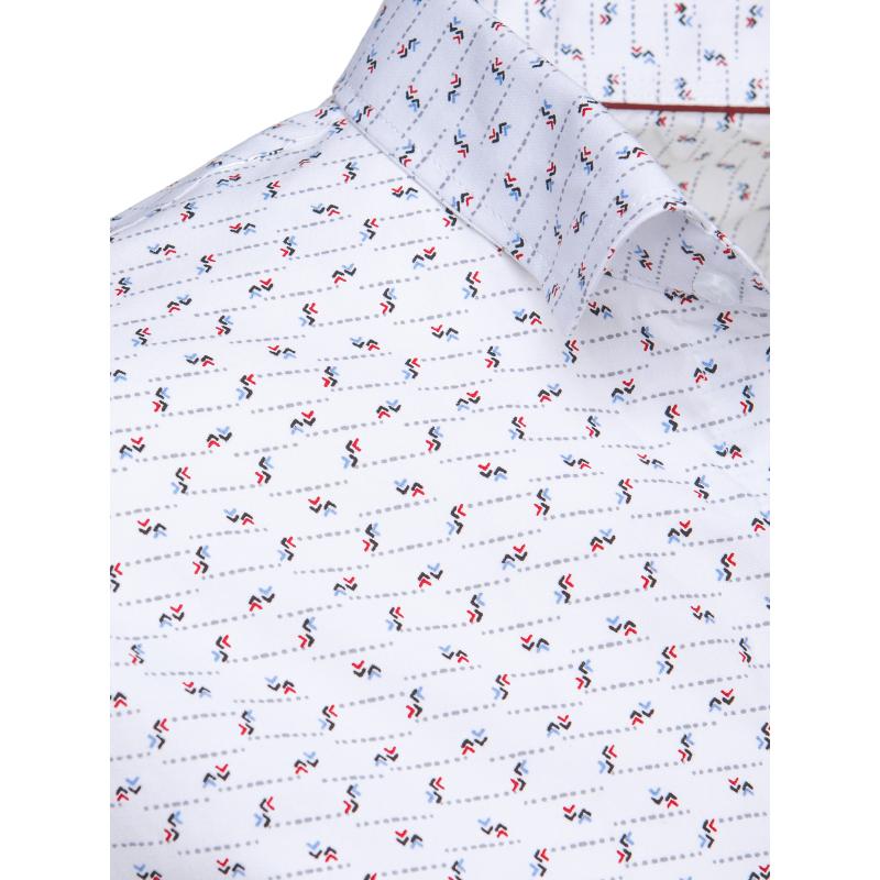 Férfi alkalmi ing fehér mintás