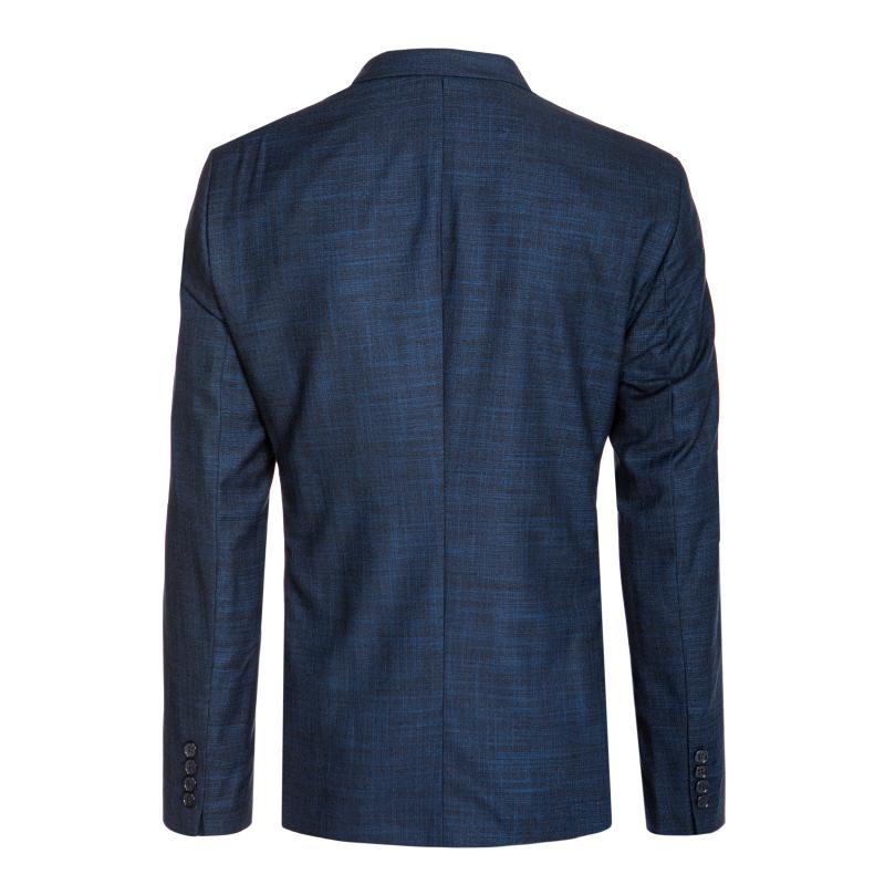 Pánské jednořadové sako v barvě indigo