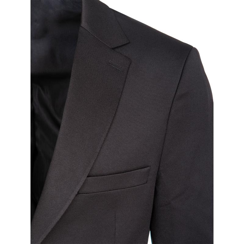 Pánské jednořadové sako černé