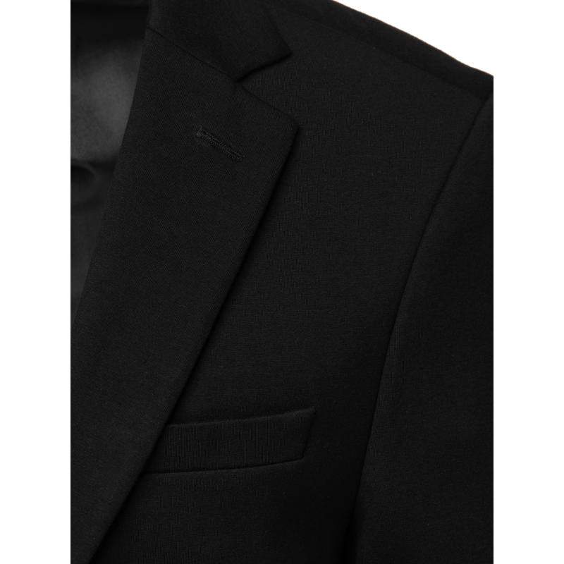 Pánské jednořadové sako černé