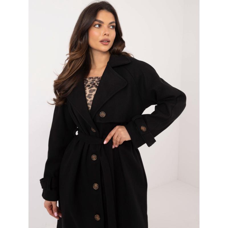 Fekete elegáns trencsekk OCH BELLA