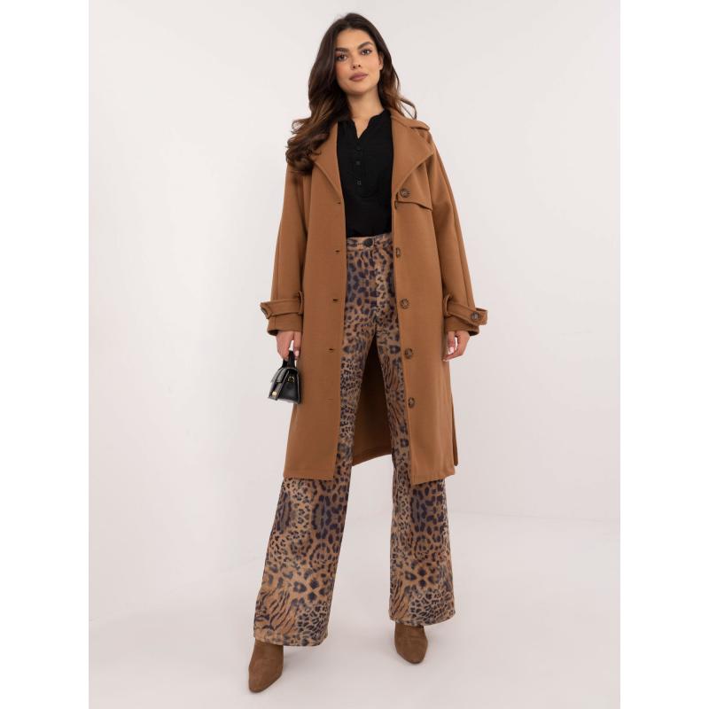 Teve színű övvel ellátott trencsén kabát OCH BELLA