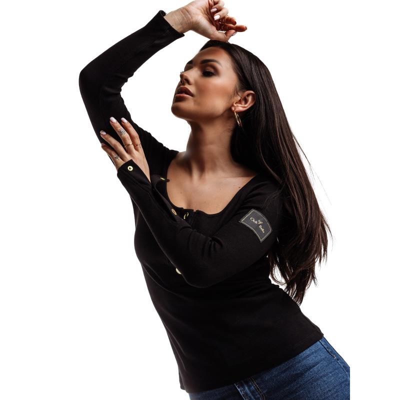 Női blúz LLR019 - fekete