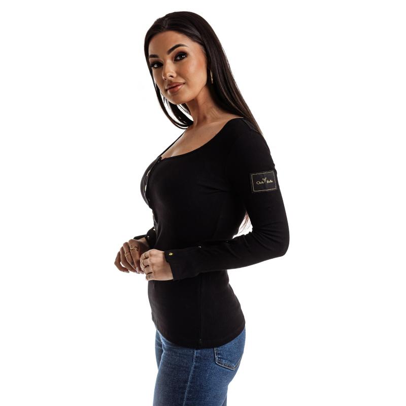 Női blúz LLR019 - fekete