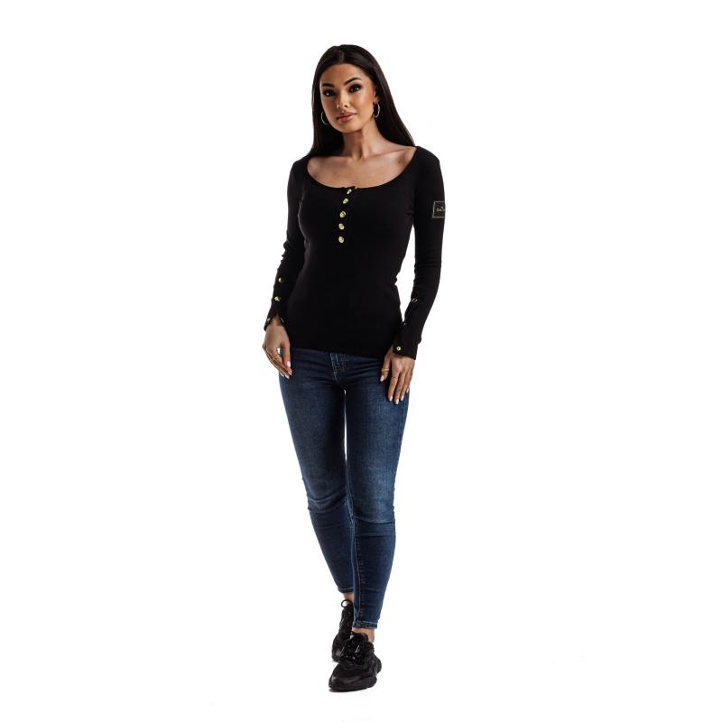 Női blúz LLR019 - fekete