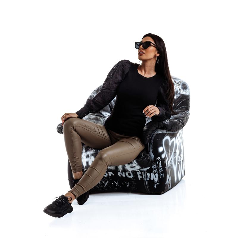 Női blúz LLR020 - fekete