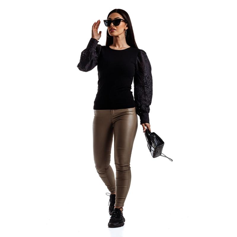 Női blúz LLR020 - fekete