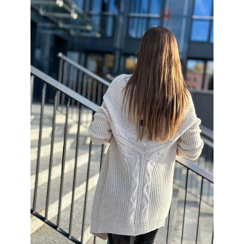 Dámský svetr ELR022 - béžový