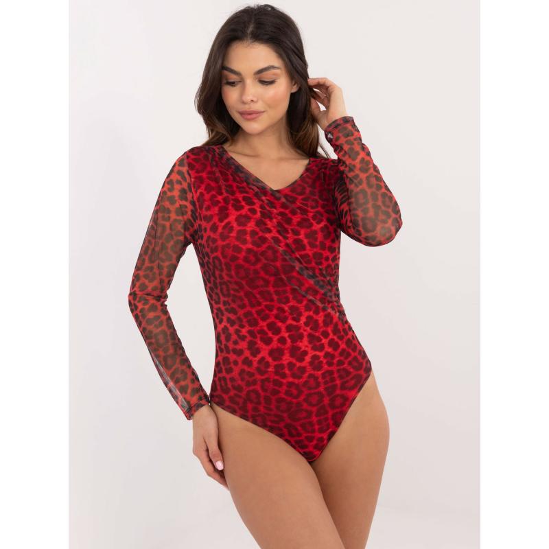 Červeno-čierne vypasované sieťované body