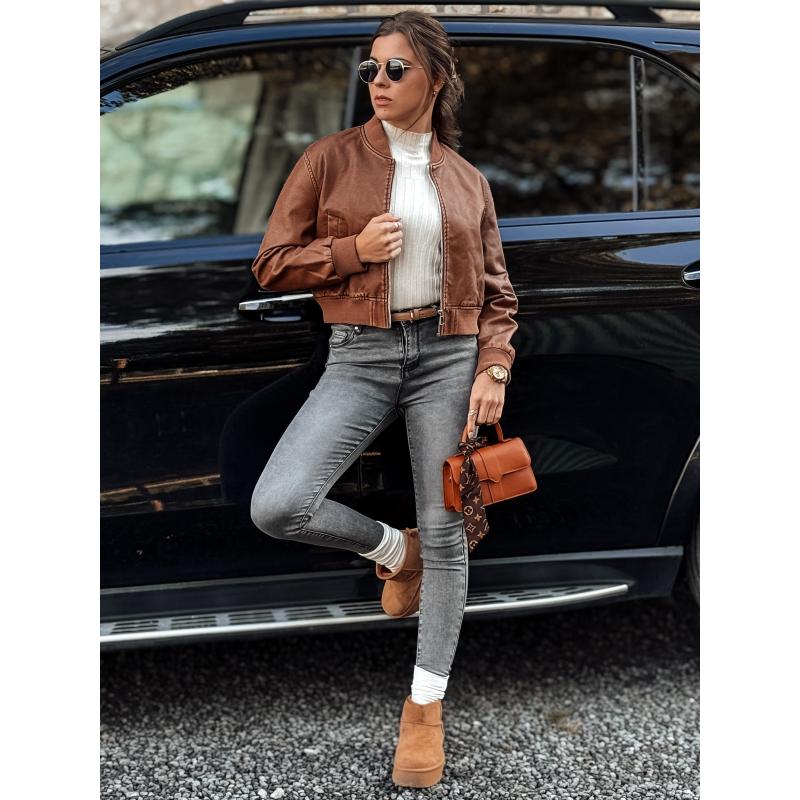 Dámské úzké džínové kalhoty JORNIX tmavě šedé