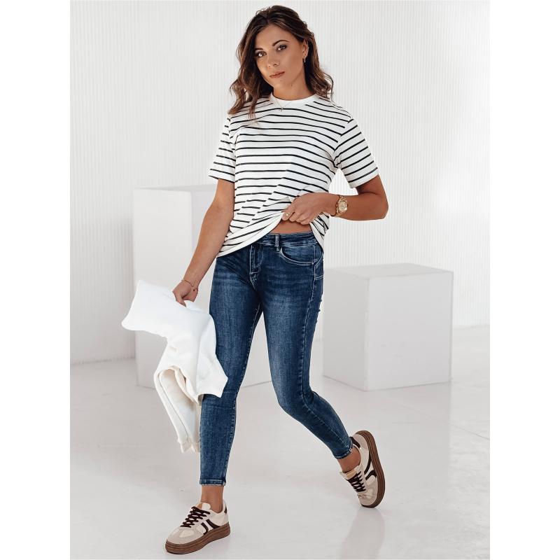 Dámské džínové kalhoty SLIMZOME modré