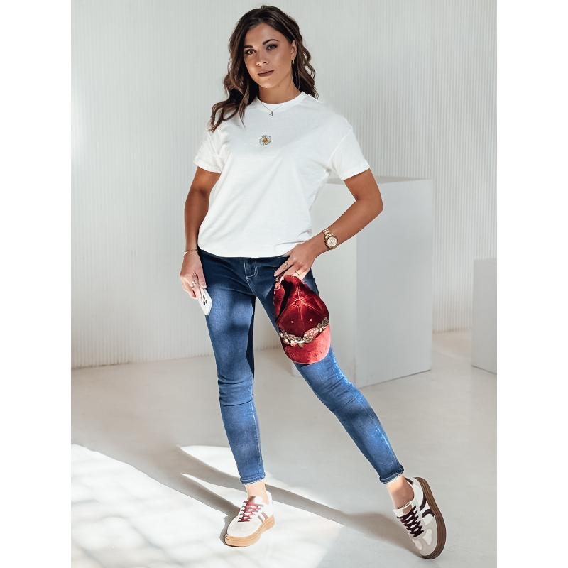 Dámské džínové kalhoty MODILINI tmavě modré