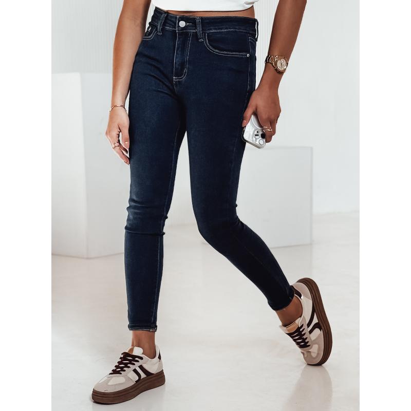 Dámské džínové kalhoty MODILINI tmavě modré