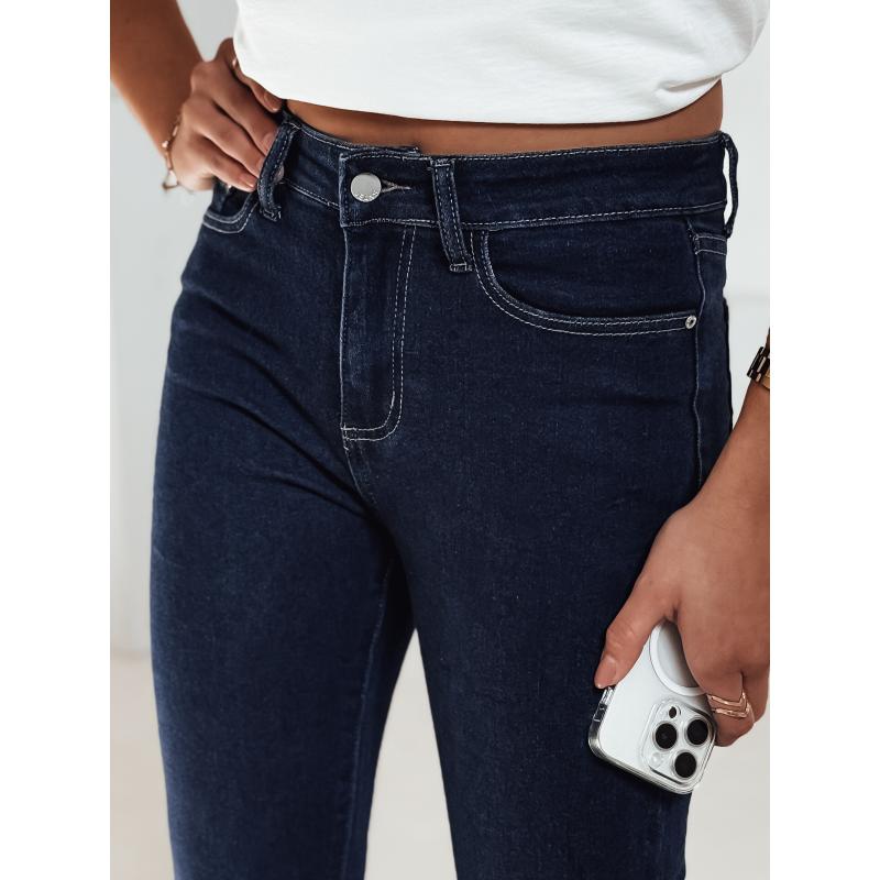 Dámské džínové kalhoty MODILINI tmavě modré