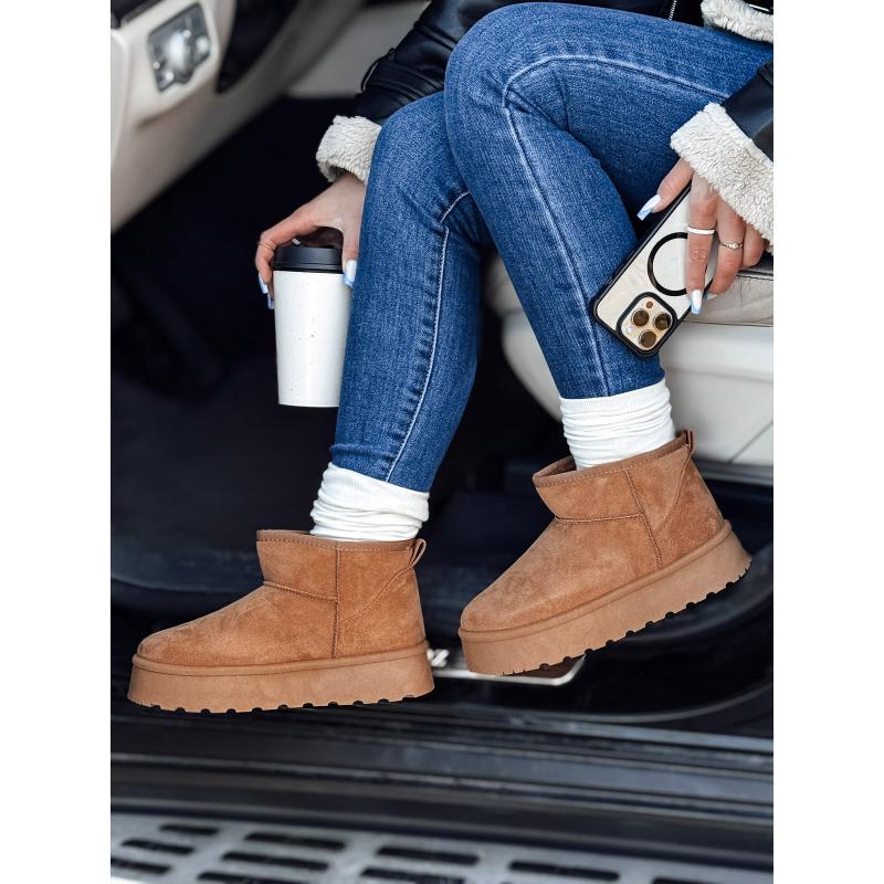 Dámské sněhule BRINETTO camel