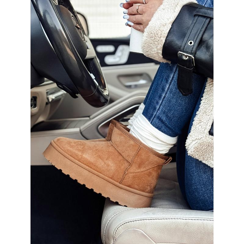 Dámské sněhule BRINETTO camel