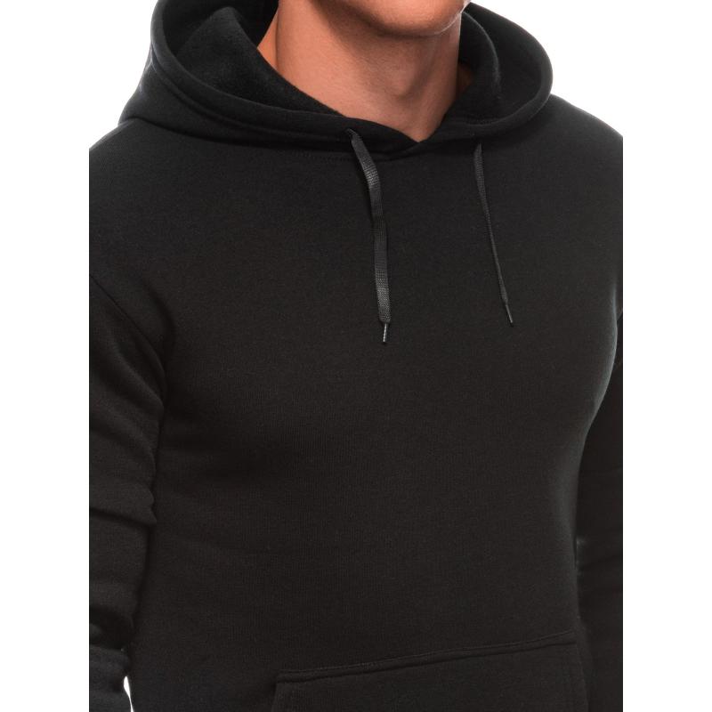 Pánská mikina s kapucí B1691 - černá