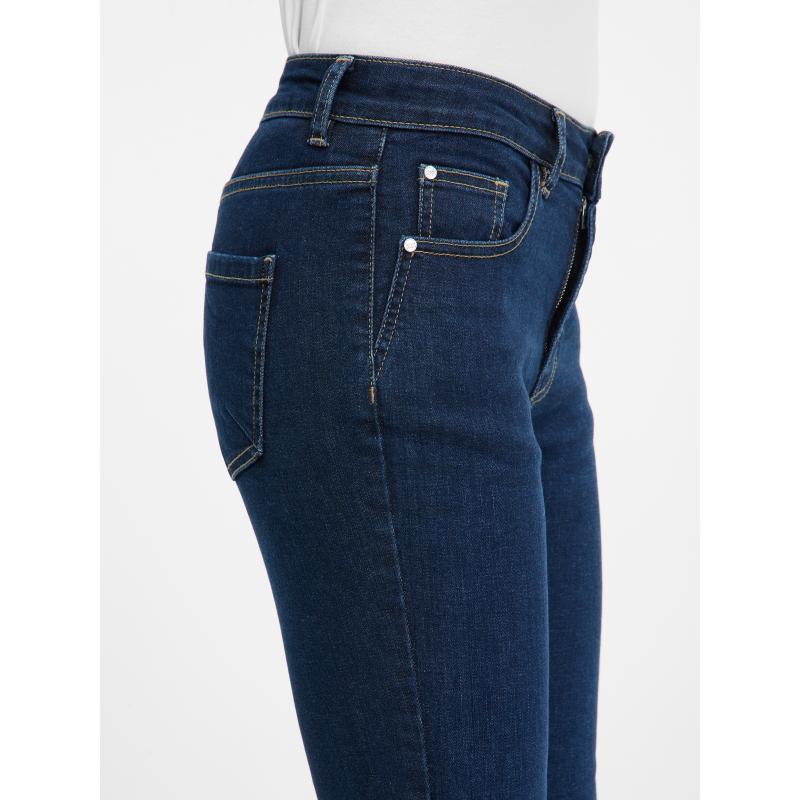 Modré dámské skinny fit džíny