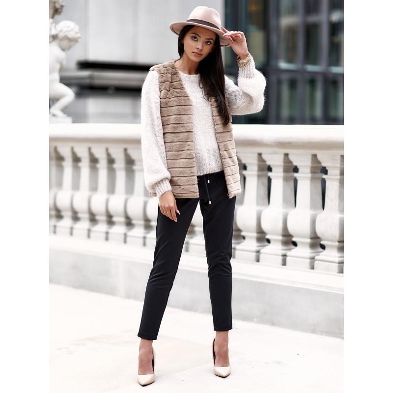 Dámská vesta VLR008 - béžová