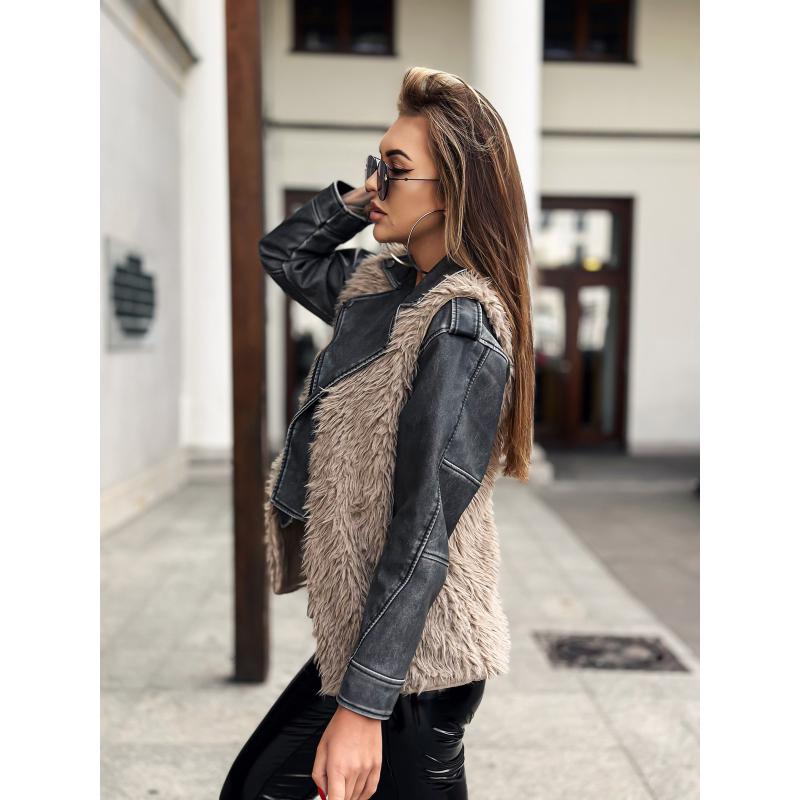 Dámská vesta VLR009 - béžová