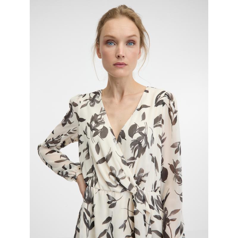 Szürke női térdig érő ruha