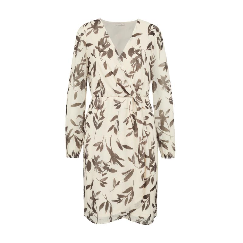 Szürke női térdig érő ruha